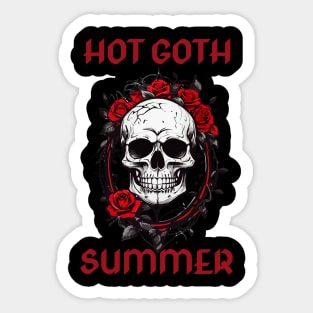 Hot Goth Summer Sticker